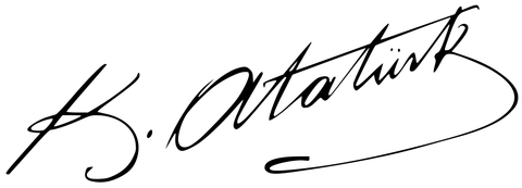 K. Atatürk imzası
